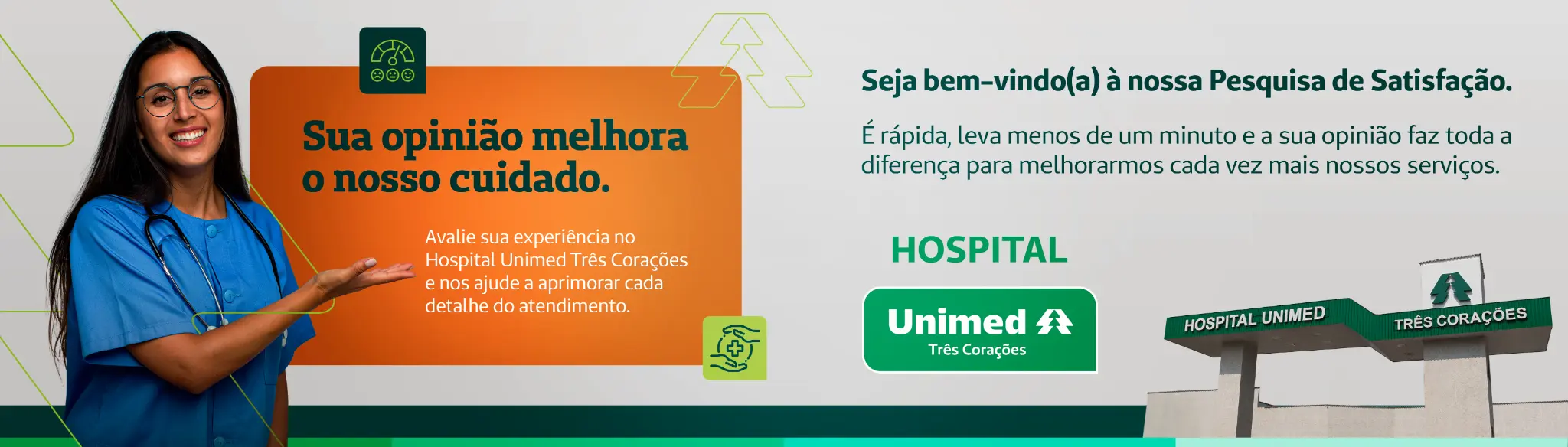 Pesquisa de Satisfação - Hospital Unimed Três Corações